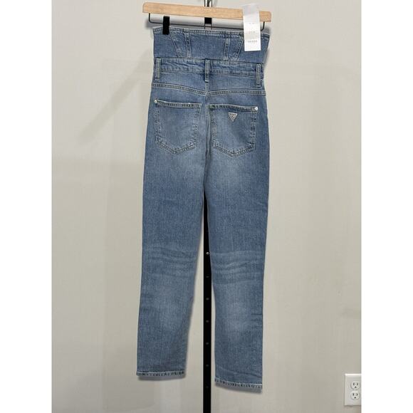 Guess The It Girl Pin Up Super High Waisted Jeans. 27x28 - Picture 2 of 5